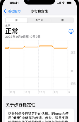 和政iPhone手机维修如何在iPhone开启'步行稳定性通知'