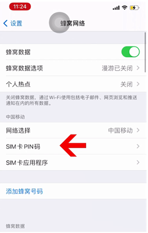 和政苹果14维修网分享如何给iPhone14的SIM卡设置密码 